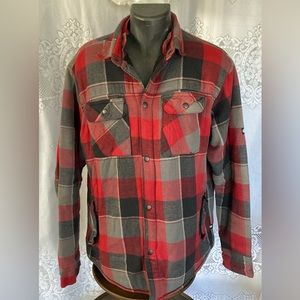 Vintage Woodland Flannel Quilt Lined Jacket